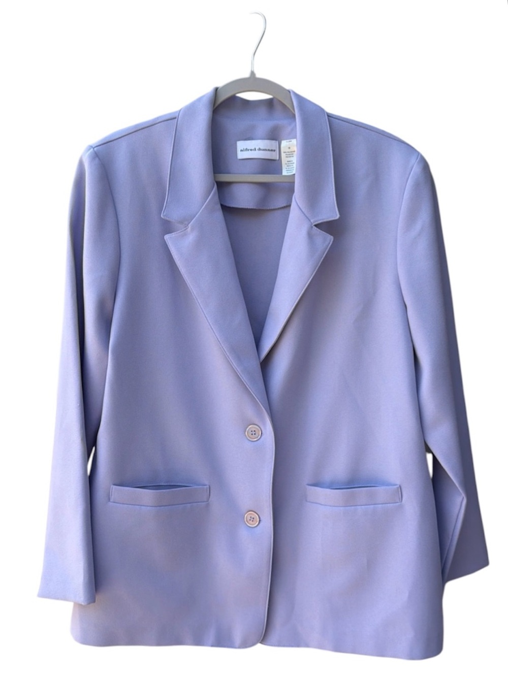 Alfred Dunner Lavender Color Suit Separate Jacket 2 Button WM SZ 16